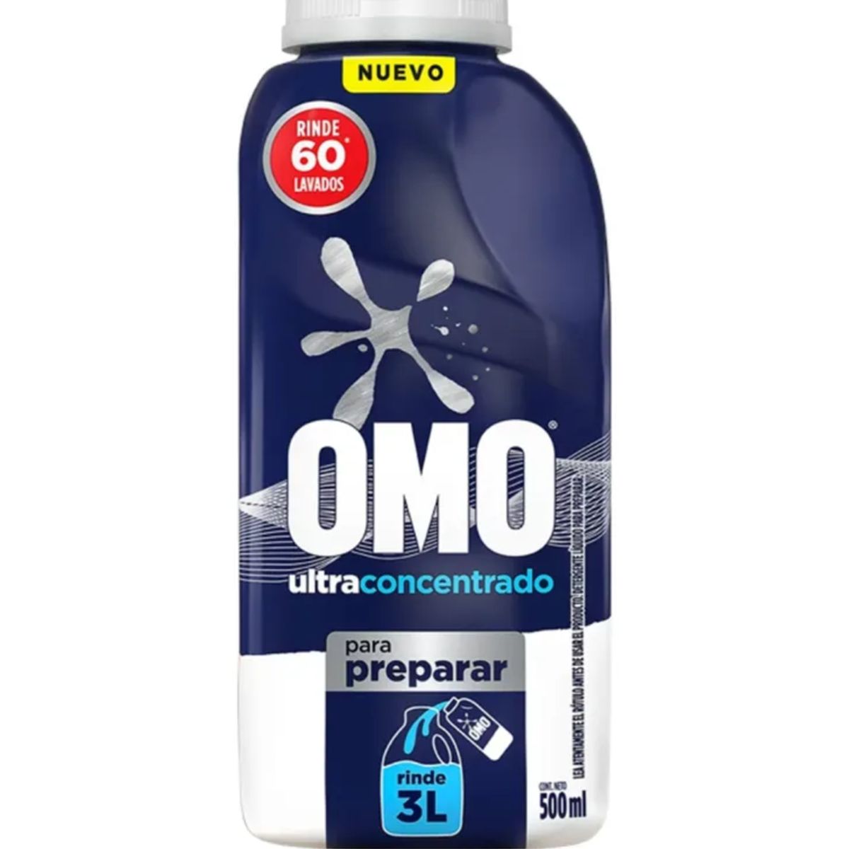 GENERICO - Detergente Liquido OMO para diluir ultra concentrado 500 ml