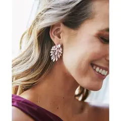 MI PLACARD - Aros Gabriela Piedras Rosado