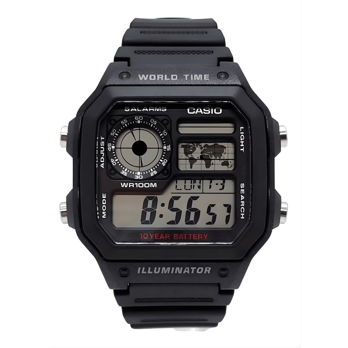 CASIO - RELOJ CASIO AE-1200WH-1AVDF NEGRO HOMBRE