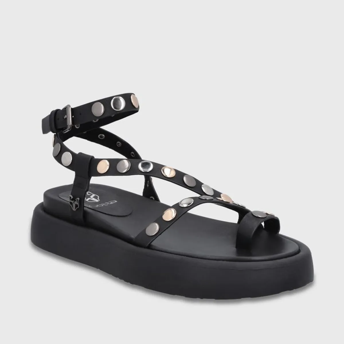 GOTTA - Sandalia Plataforma Negra Mujer 55953