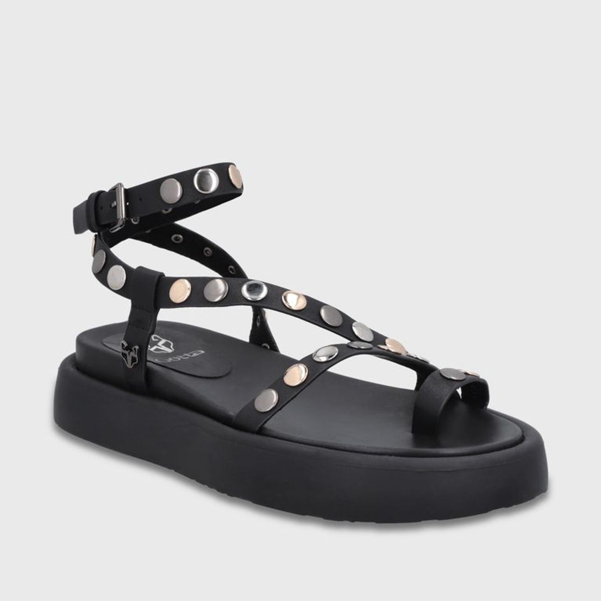 GOTTA - Sandalia Plataforma Negra Mujer 55953