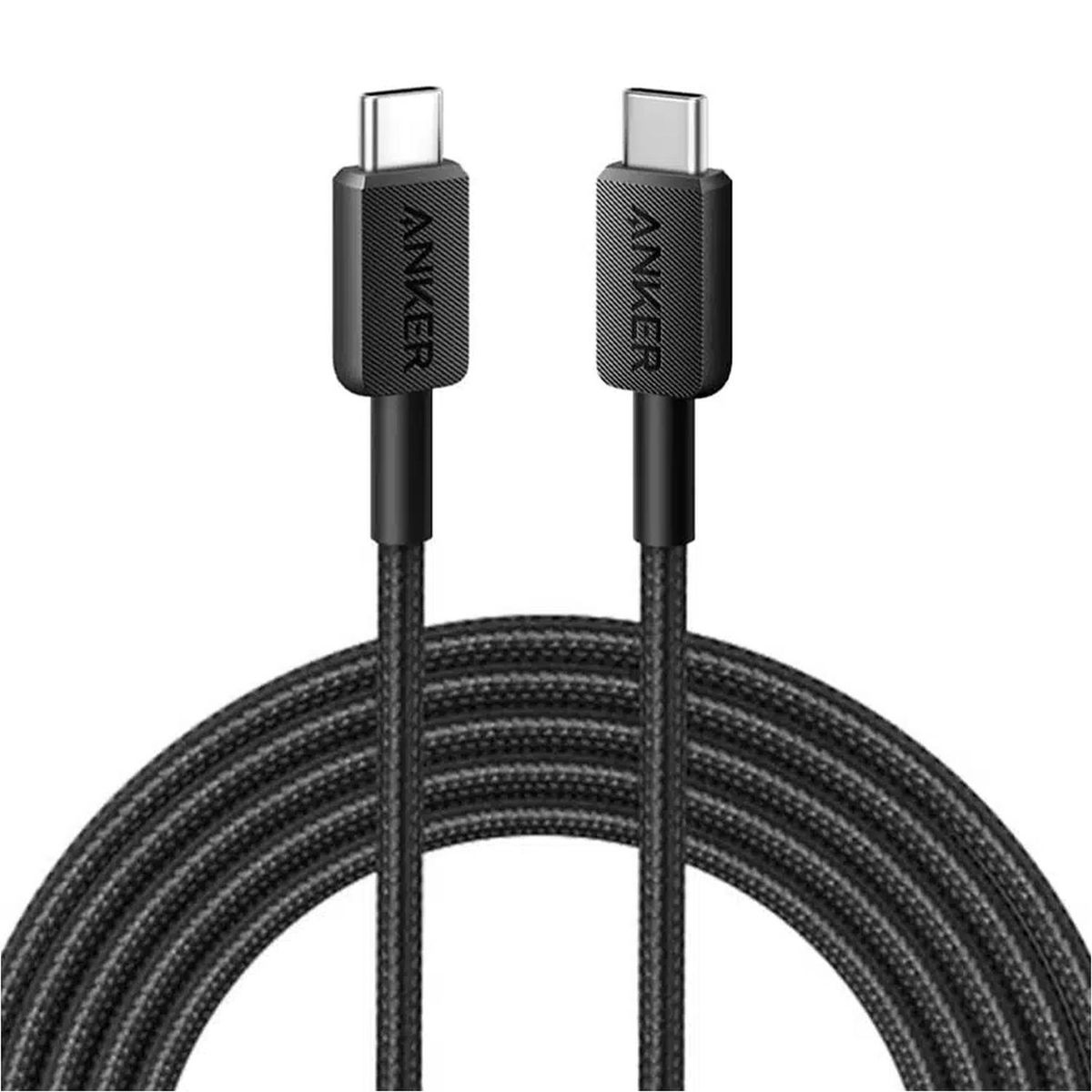 ANKER - Cable Anker 322 USB-C a USB-C 1.8m 6ft Braided - Black