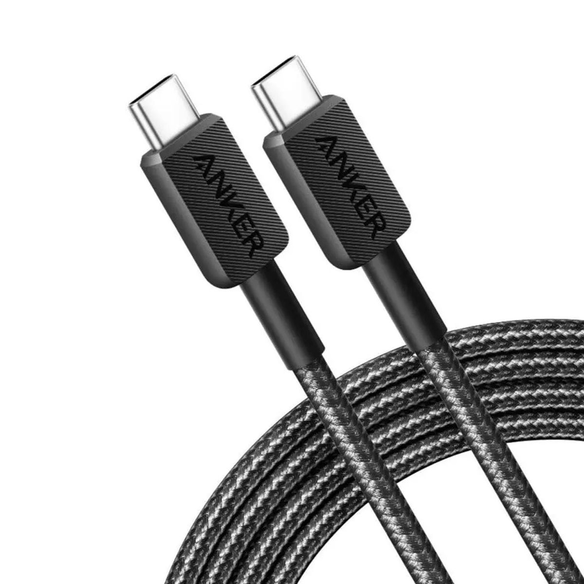 ANKER - Cable Anker 322 USB-C a USB-C 1.8m 6ft Braided - Black