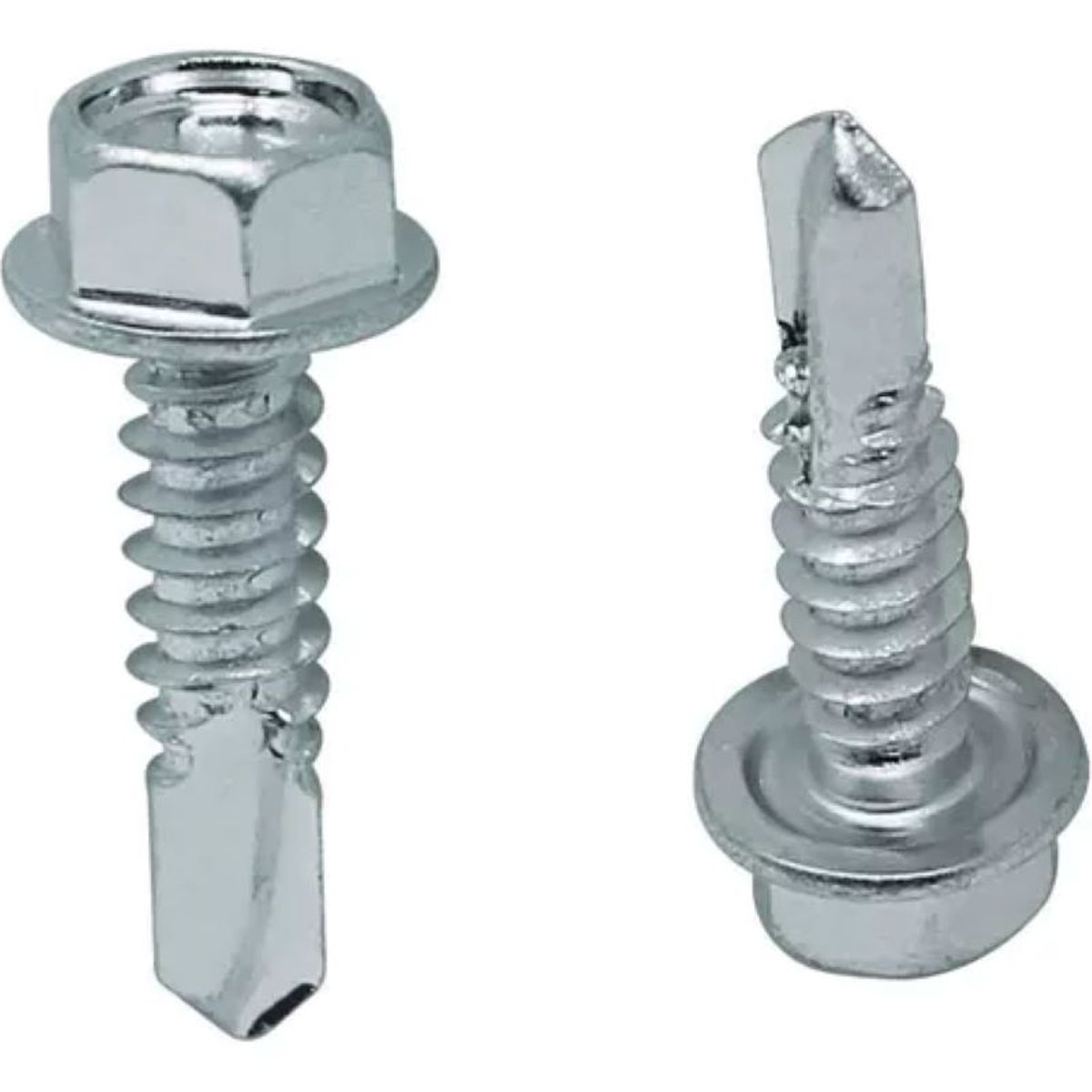 METALFER - Tornillo Cabeza Hexagonal S/g Punta Broca 10 X 5/8 (100un)