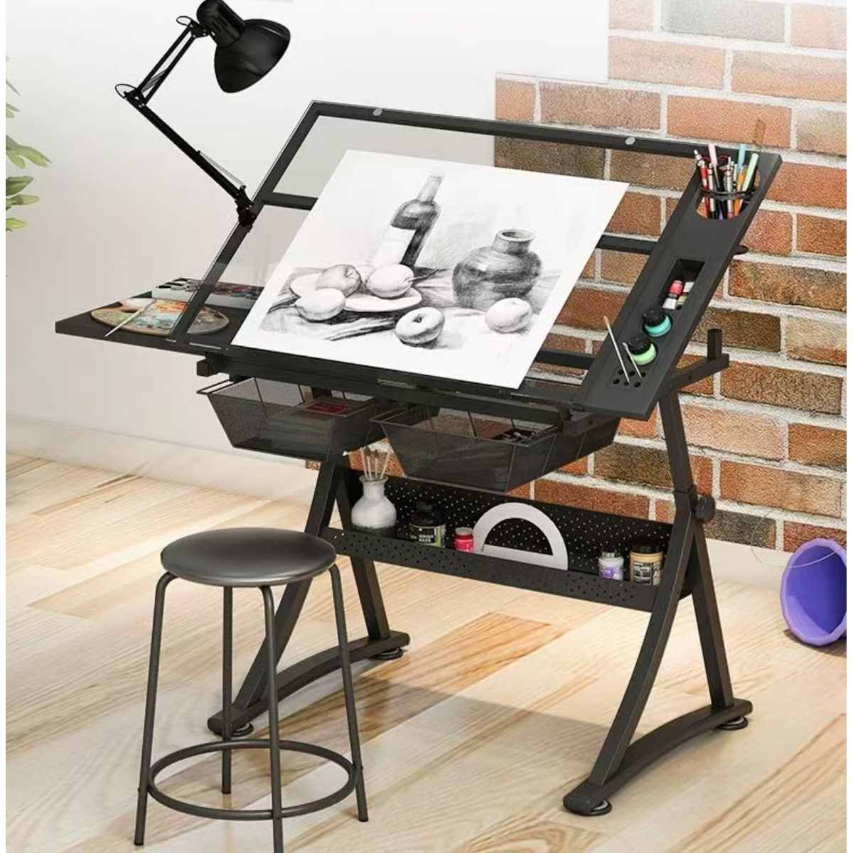 Mesa Dibujo Escritorio De Diseño Informático Altura regulable, marca HOMER OUTDOOR - Foto Principal