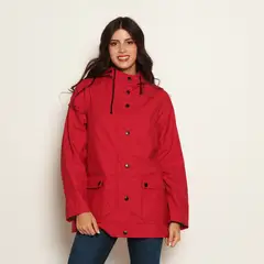 WADOS - CHAQUETA IMPERMEABLE CON CAPUCHA Y BOLSILLOS