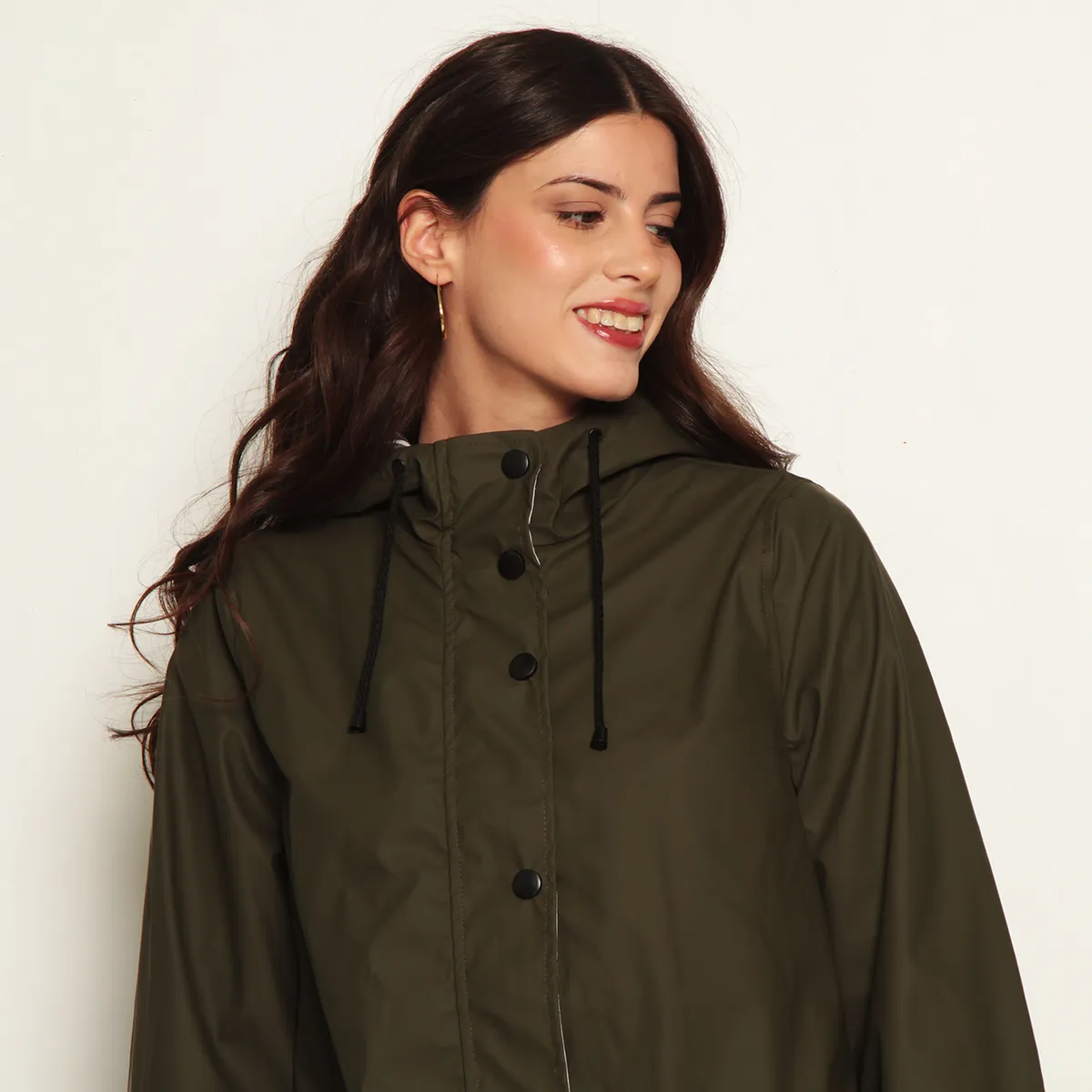 WADOS - CHAQUETA IMPERMEABLE CON CAPUCHA Y BOLSILLOS