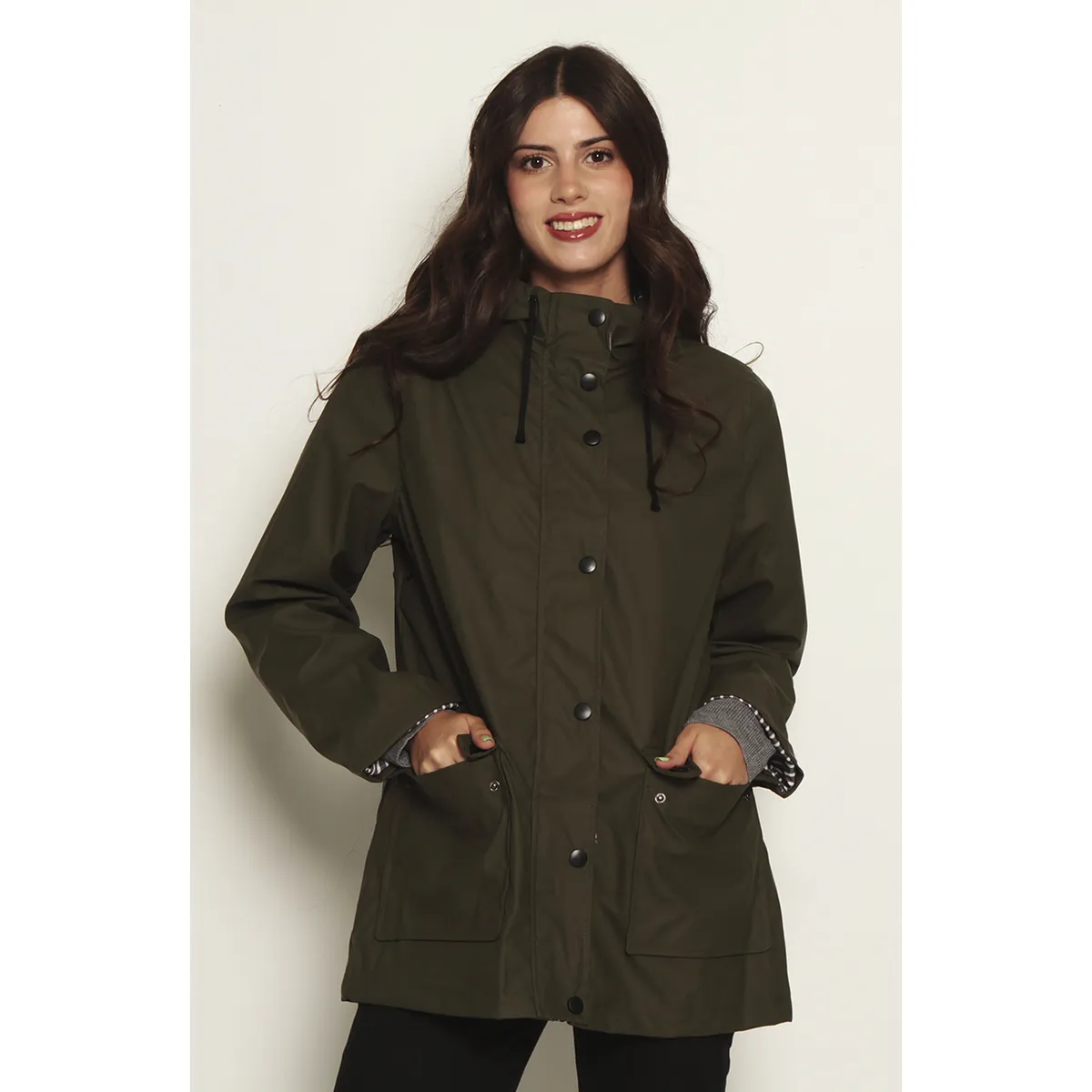 WADOS - CHAQUETA IMPERMEABLE CON CAPUCHA Y BOLSILLOS