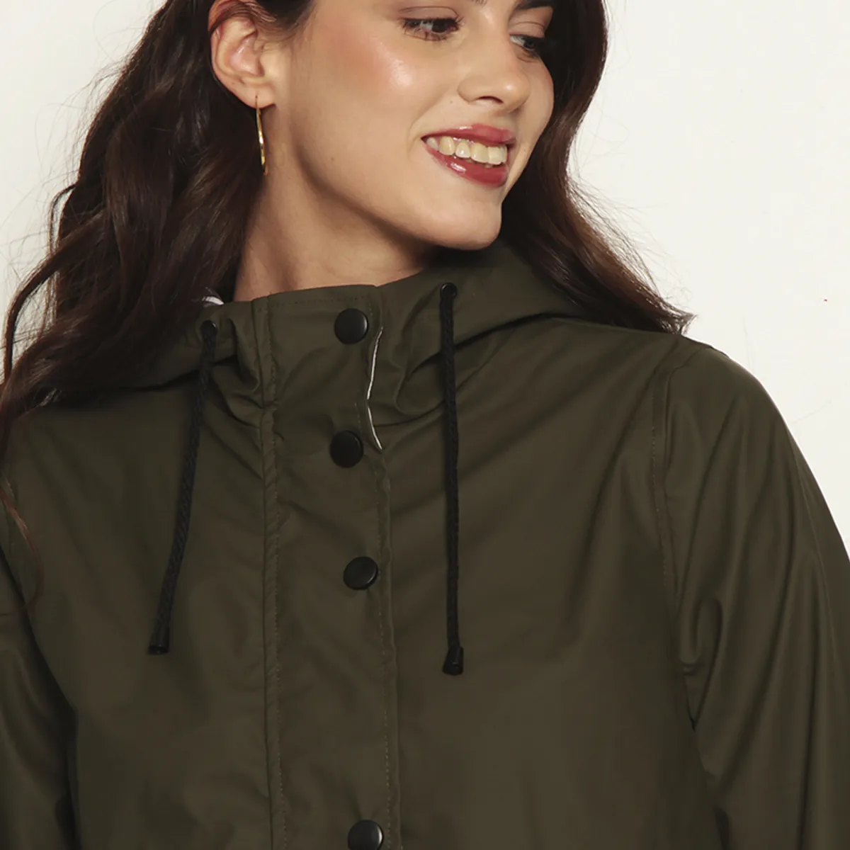 WADOS - CHAQUETA IMPERMEABLE CON CAPUCHA Y BOLSILLOS