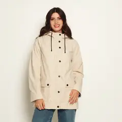 WADOS - CHAQUETA IMPERMEABLE CON CAPUCHA Y BOLSILLOS