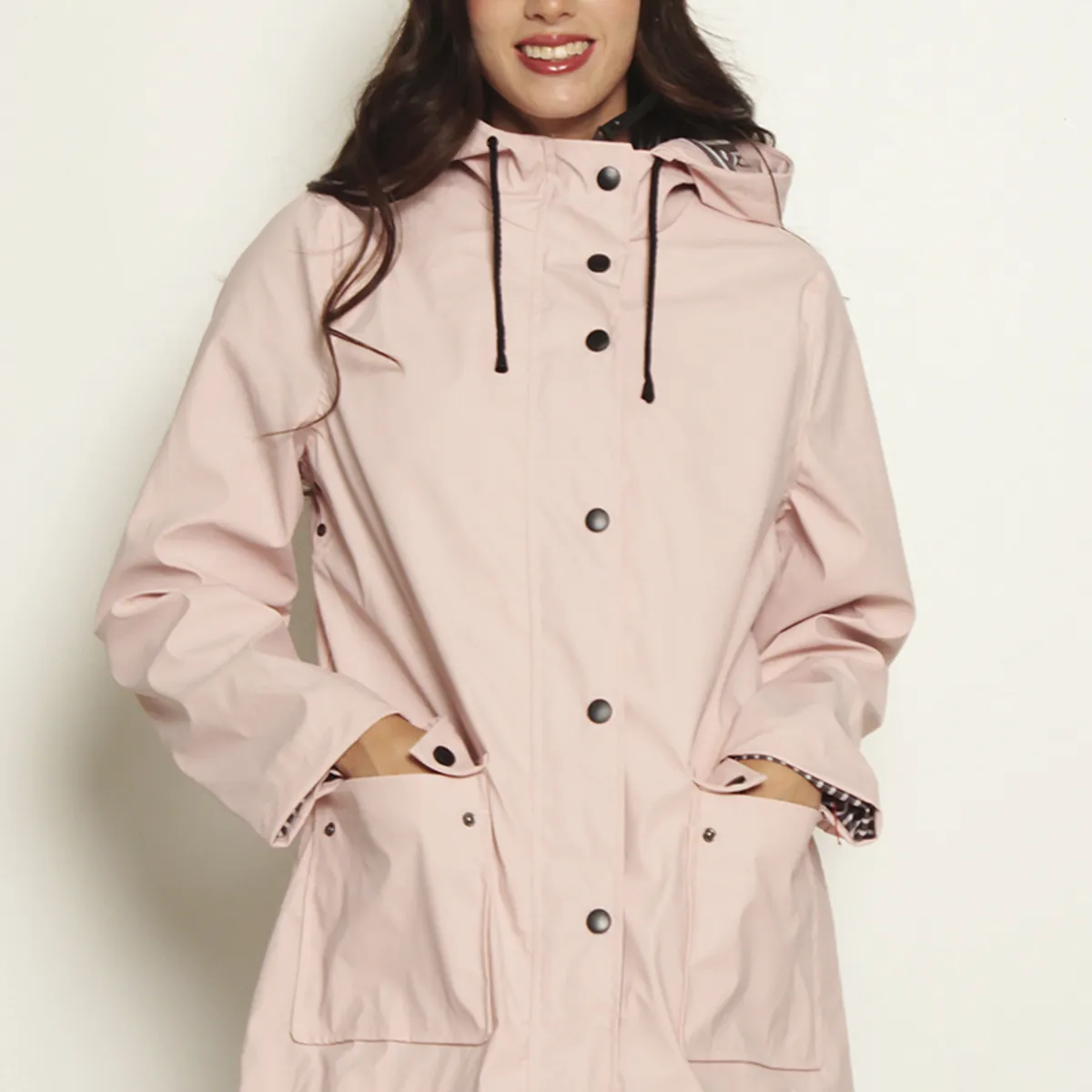 WADOS - CHAQUETA IMPERMEABLE CON CAPUCHA Y BOLSILLOS
