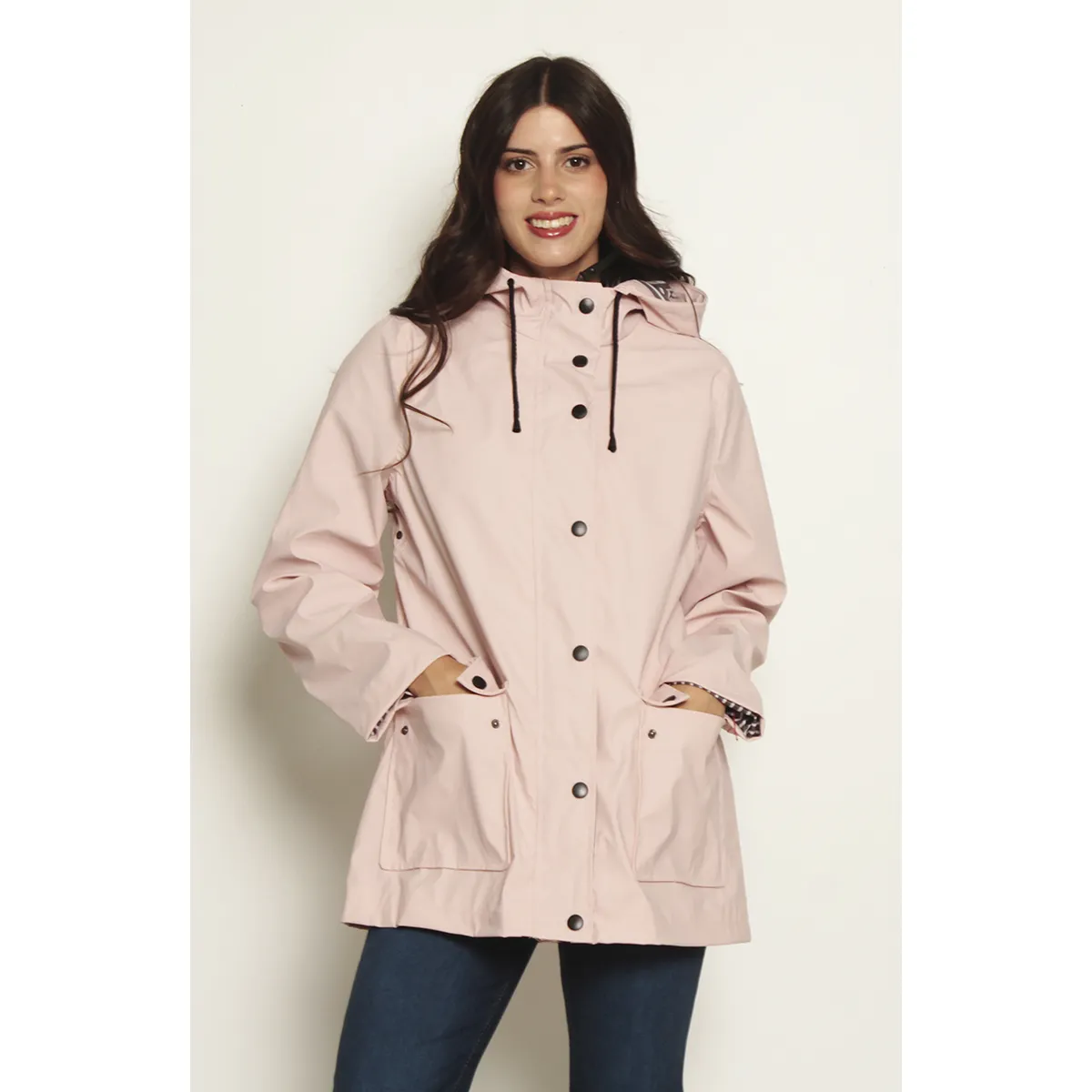 WADOS - CHAQUETA IMPERMEABLE CON CAPUCHA Y BOLSILLOS