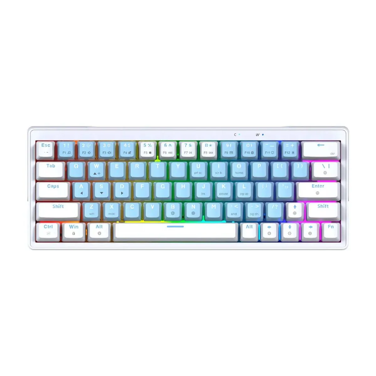 FANTECH - Teclado Fantech ATOM X63 MK611 AME Blue (Switch Taro)
