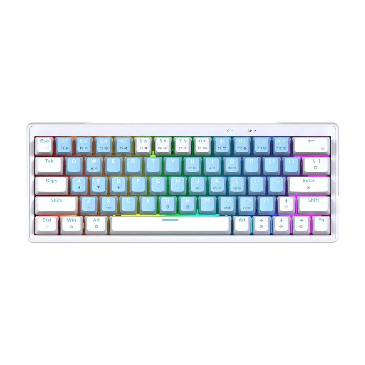 FANTECH - Teclado Fantech ATOM X63 MK611 AME Blue (Switch Rosie)