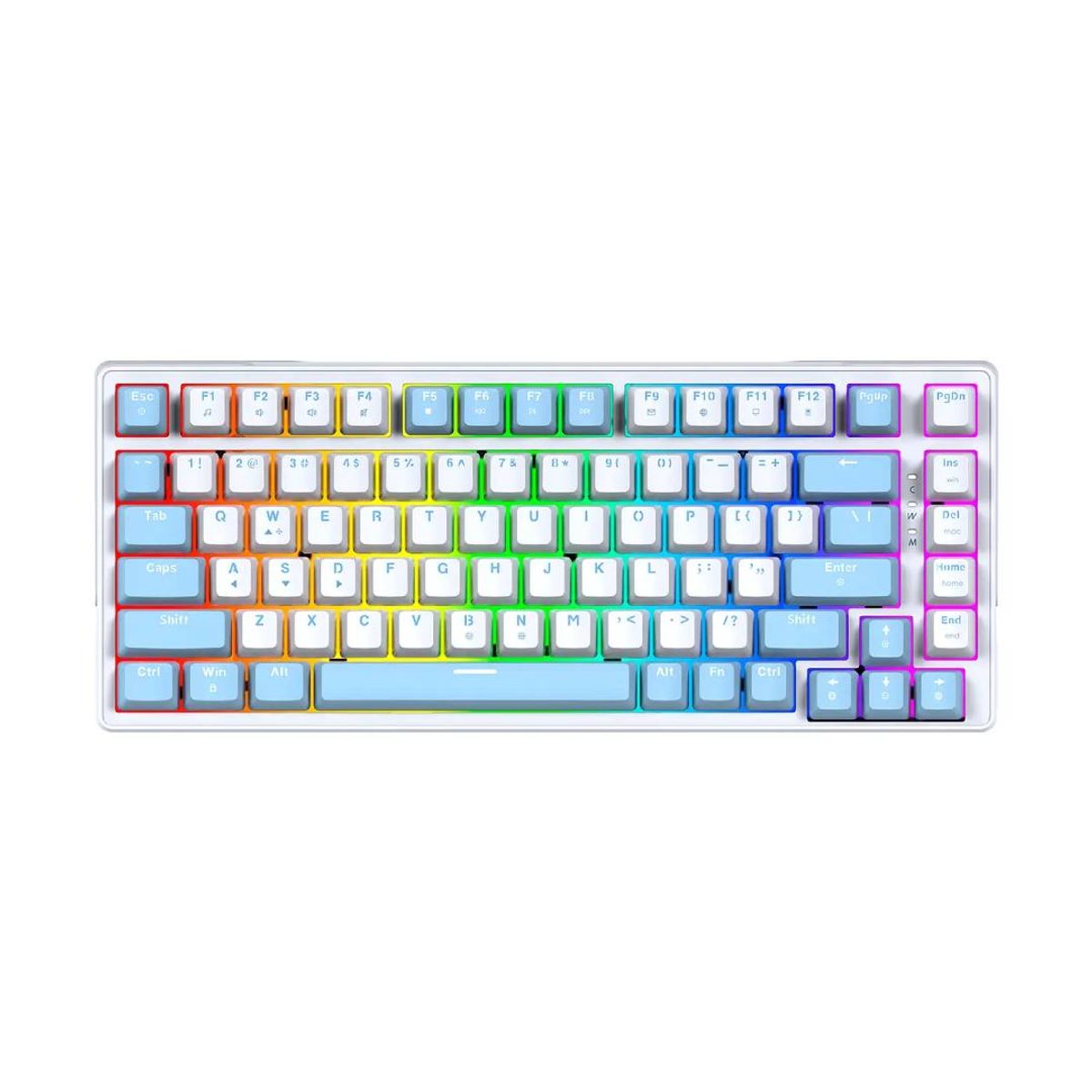 FANTECH - Teclado Fantech ATOM X83 MK612 AME White (Switch Rosie)