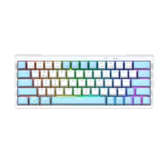 FANTECH - Teclado ATOM X63 MK611 AME White (Switch Rosie)