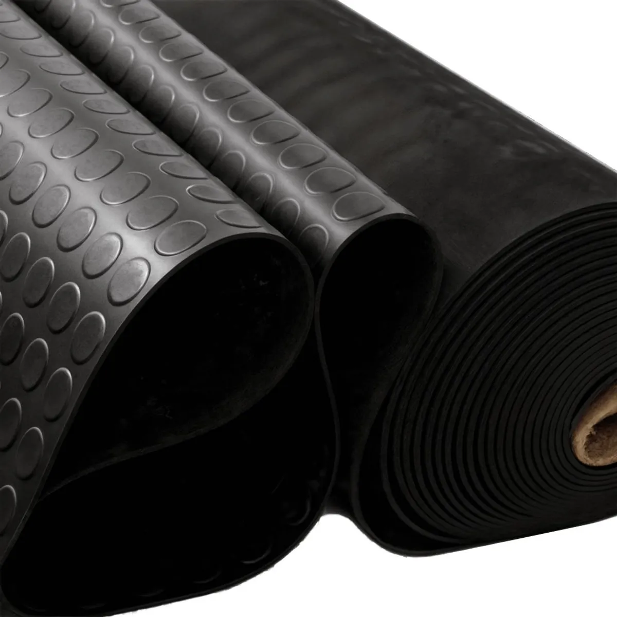 GENERICO - Piso De Goma Estoperol Negro 3mm Espesor De 130cm Ancho Rollo 20mt