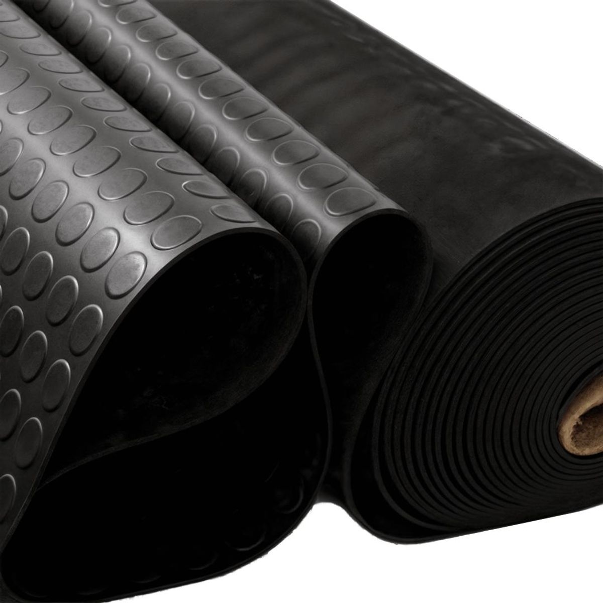 GENERICO - Piso De Goma Estoperol Negro 3mm Espesor De 130cm Ancho Rollo 20mt