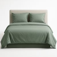 Set de Sábanas Lisas Plaza y Media 800 Hilos Algodón