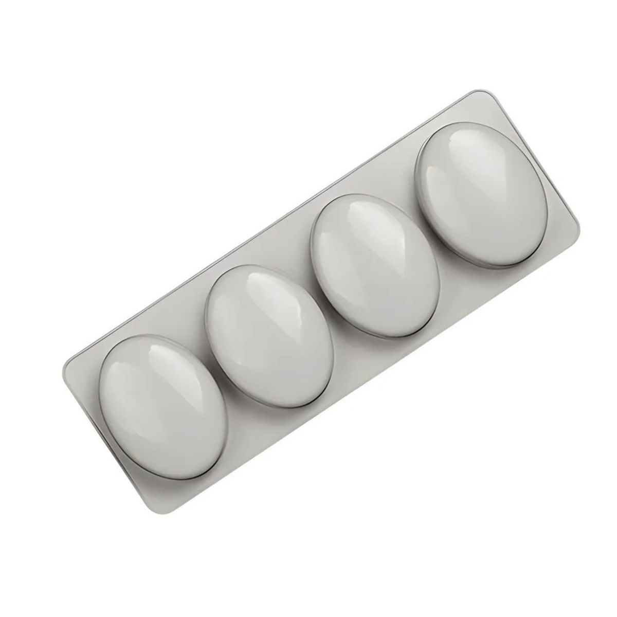 PASTELERIUSCL - Moldes Para Jabones Artesanales Molde Silicona Moldes Para Jabones Molde Ovalado 4 Cavidades