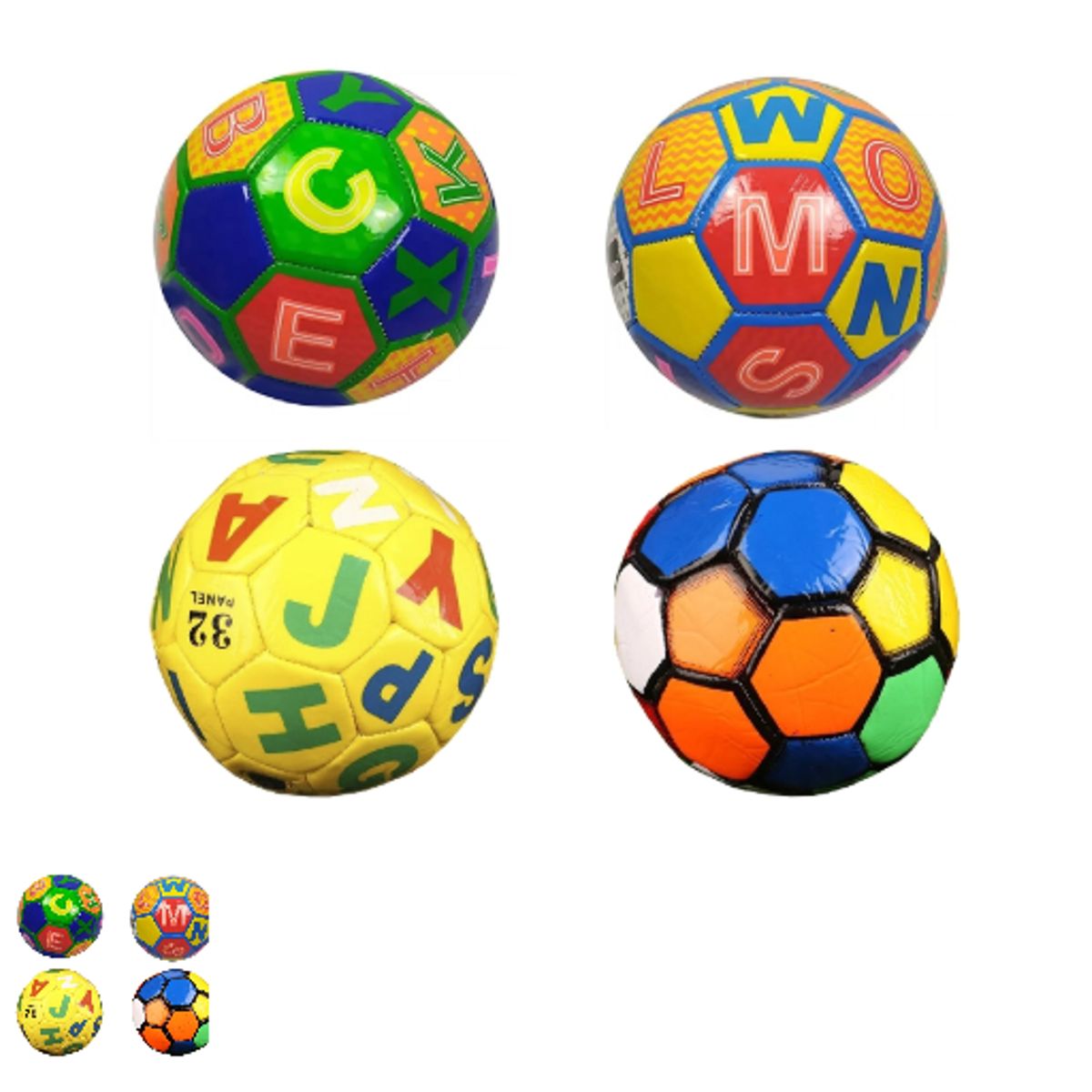 GENERICO - MINI BALON DE FÚTBOL DISTINTOS DISEÑOS Y COLORES
