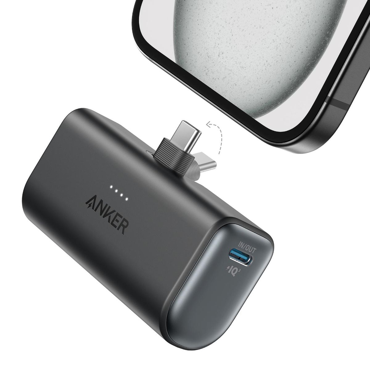 ANKER - Cargador Portátil Power Bank Anker Nano 5000mah 22.5w Black