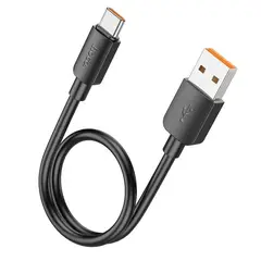 GENERICO - Cable corto 25 cm Datos y Carga rápida / USB Macho a Tipo-C 100w