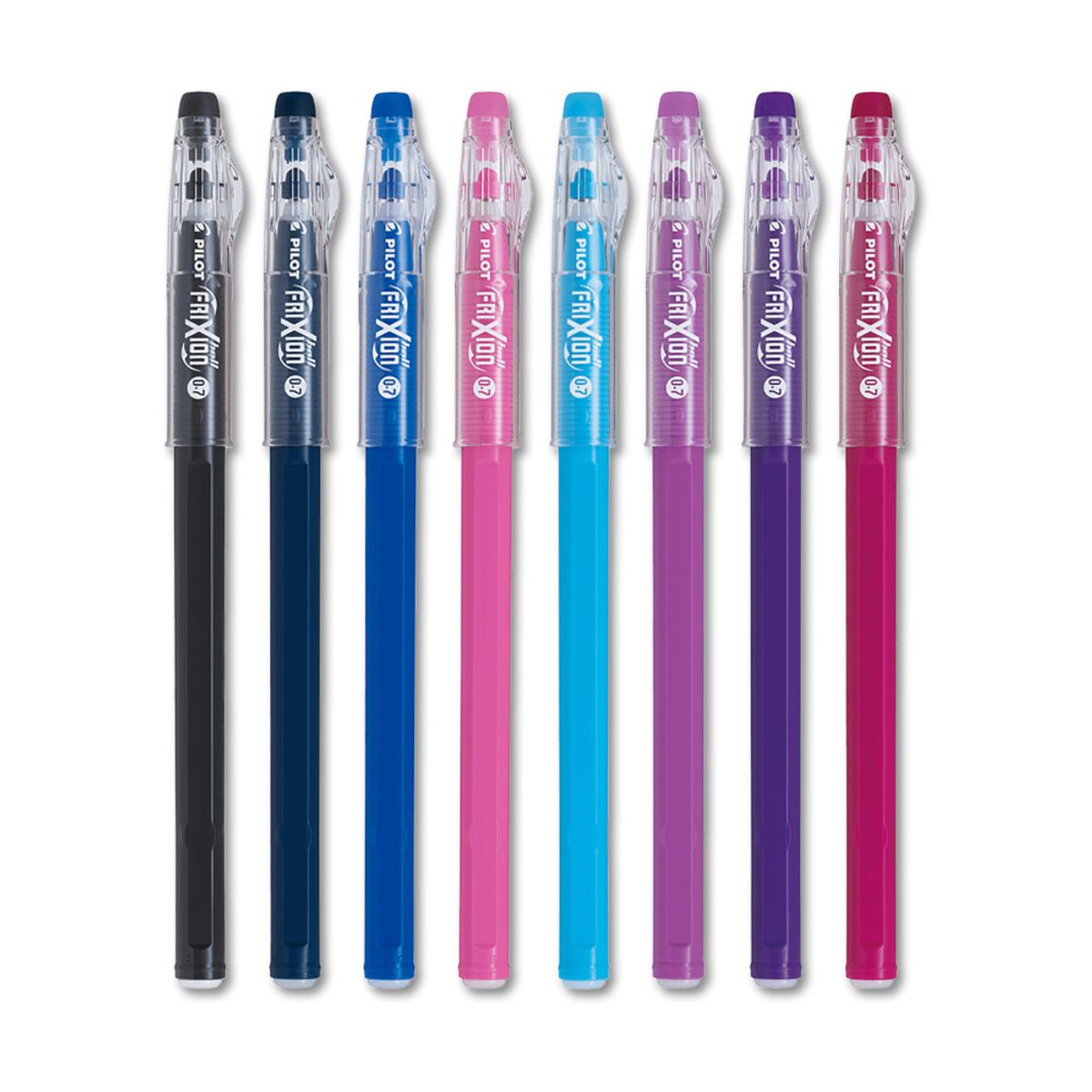 PILOT - Set 8 Lápiz Gel Frixion Ball Stick 07mm Pilot