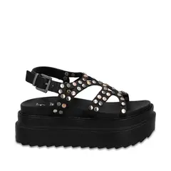 GOTTA - Sandalia Plataforma Negro Mujer 25236