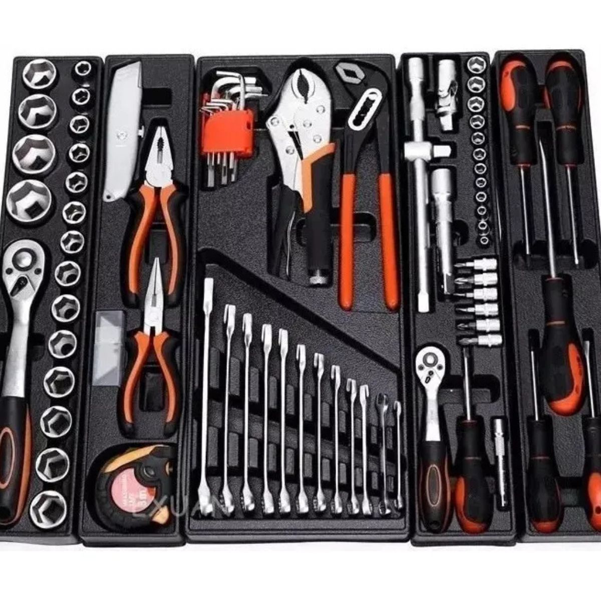 GENERICO - Caja De Herramientas Generac Set 85 Pieza Plegable 5 Niveles