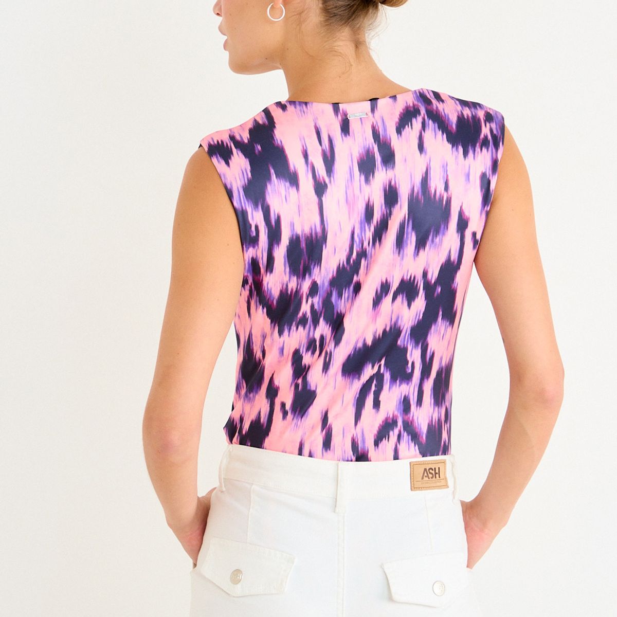 ASH - Body Fantasia Escote Cuadrado Mujer Rosa Ash