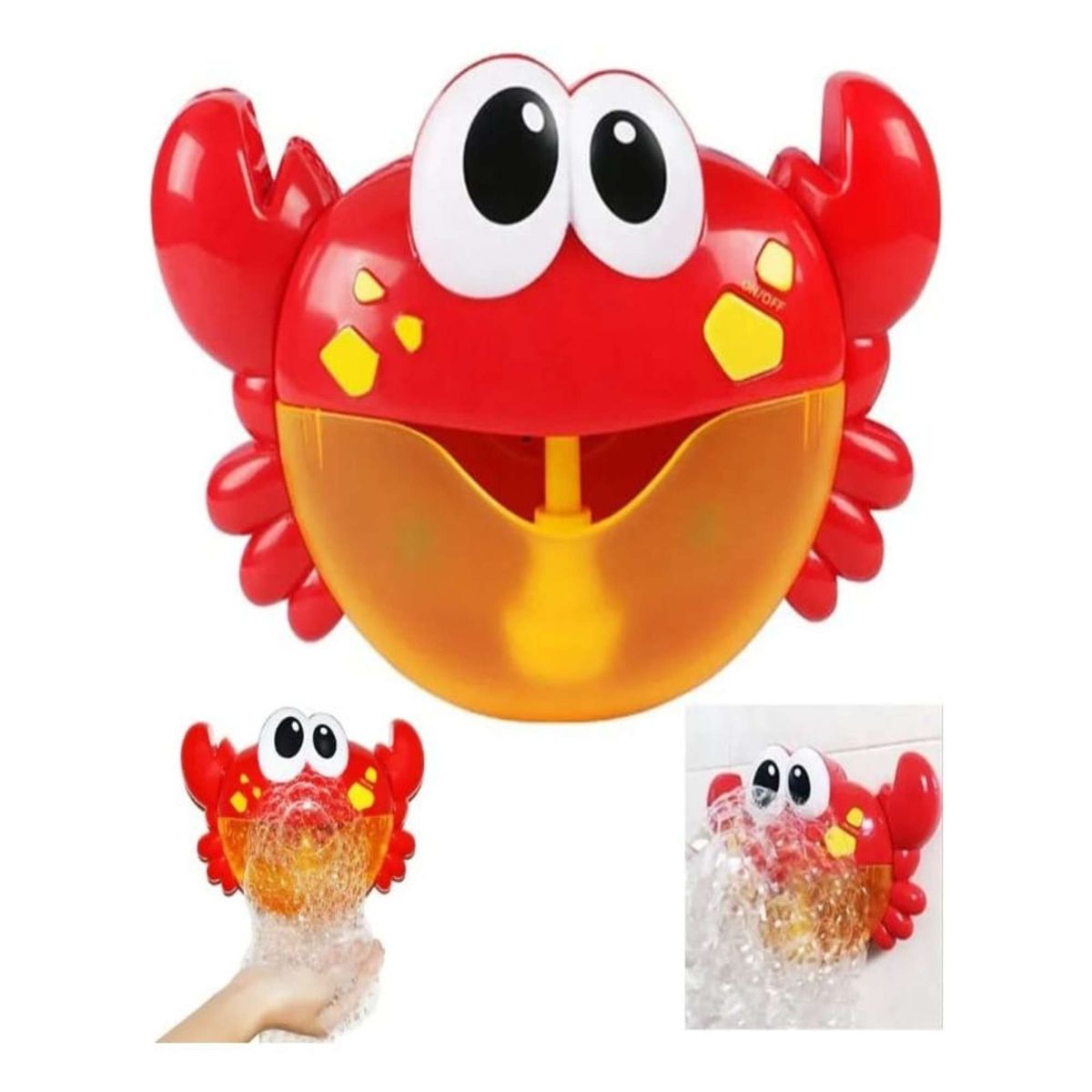 GENERICO - Juguete Musical cangrejo con Burbujas para el Baño