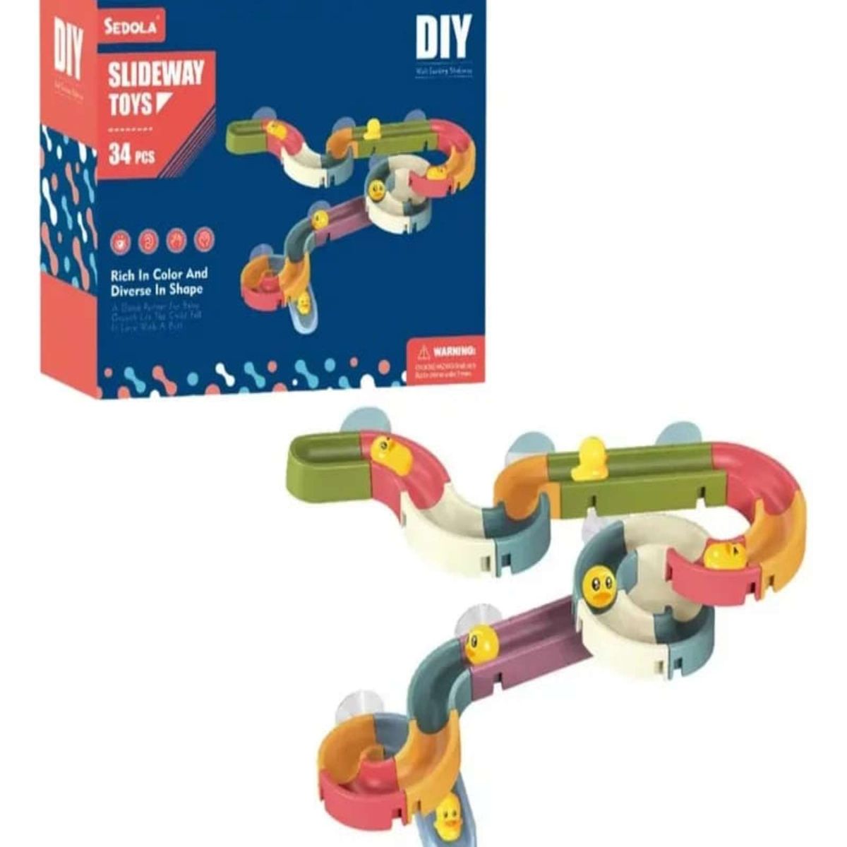 GENERICO - Juguete Armable Tobogán Juego de Baño para Niños