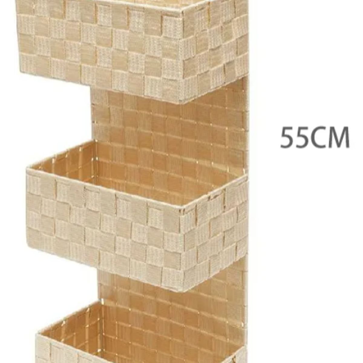 OKAY - Set 2 Organizador Tela Colgante Para Baño 3 Estantes