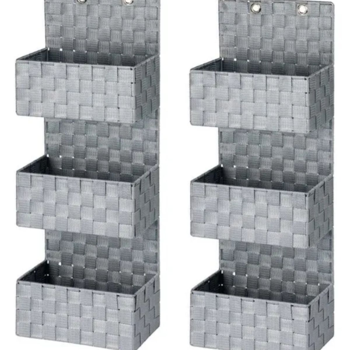 OKAY - Set 2 Organizador Tela Colgante Para Baño 3 Estantes