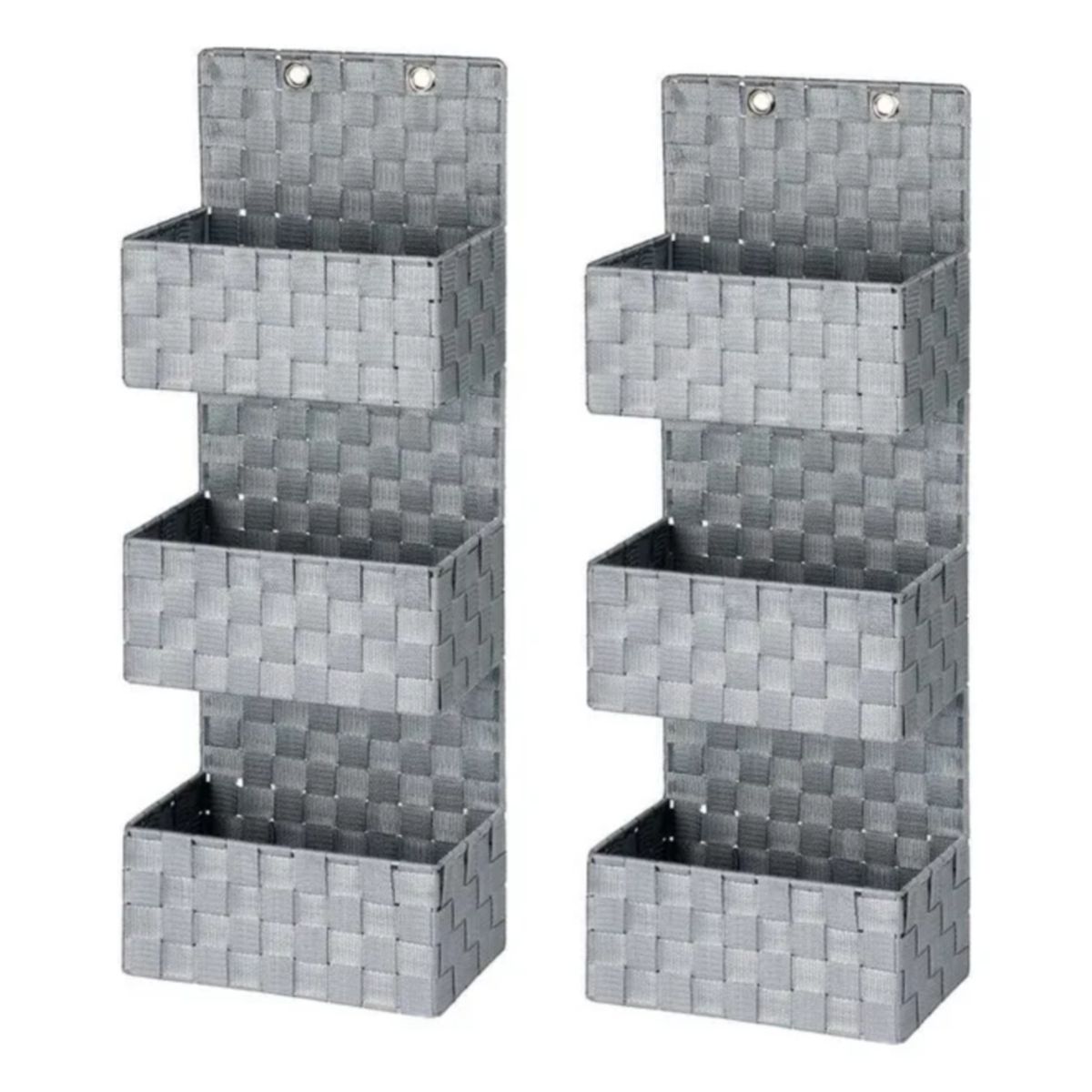 OKAY - Set 2 Organizador Tela Colgante Para Baño 3 Estantes