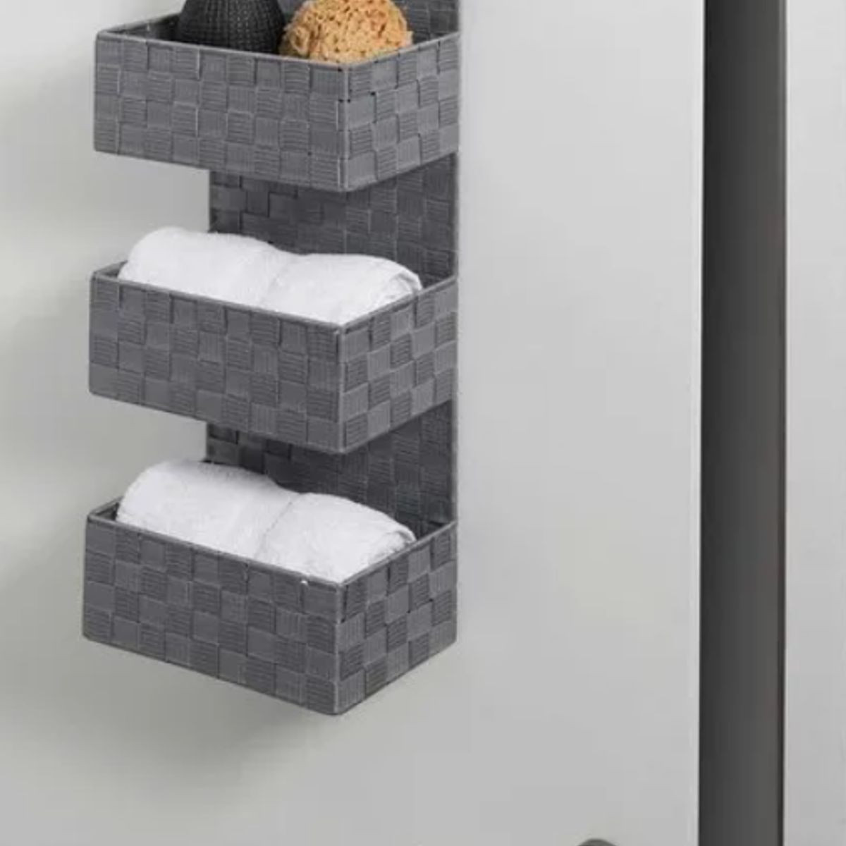 OKAY - Set 2 Organizador Tela Colgante Para Baño 3 Estantes