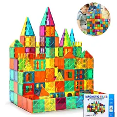 MUNDO MAGIA - Set Còlourful Bloques Magnéticos Para Construir 60 Piezas