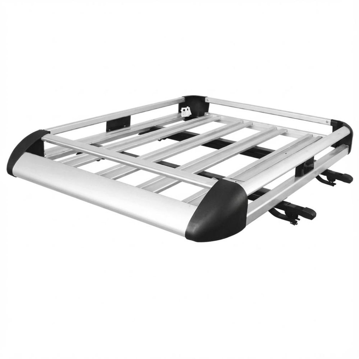 GENERICO - Parrilla Porta Equipaje Auto 140x90 Barras Metálicas - Gris