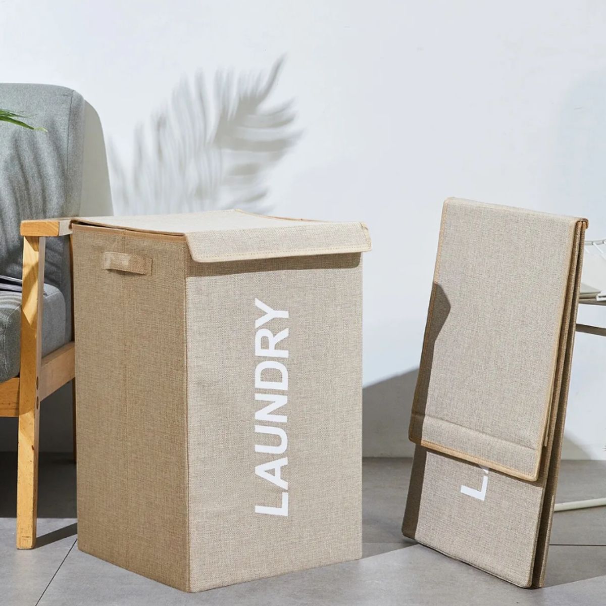 OKAY - Caja Organizadora Canasto Ropa Sucia Plegable Con Tapa