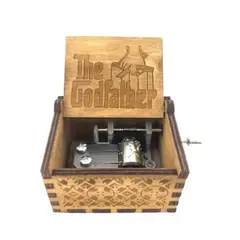 GENERICO - Cajita Musical Madera El Padrino The Godfather