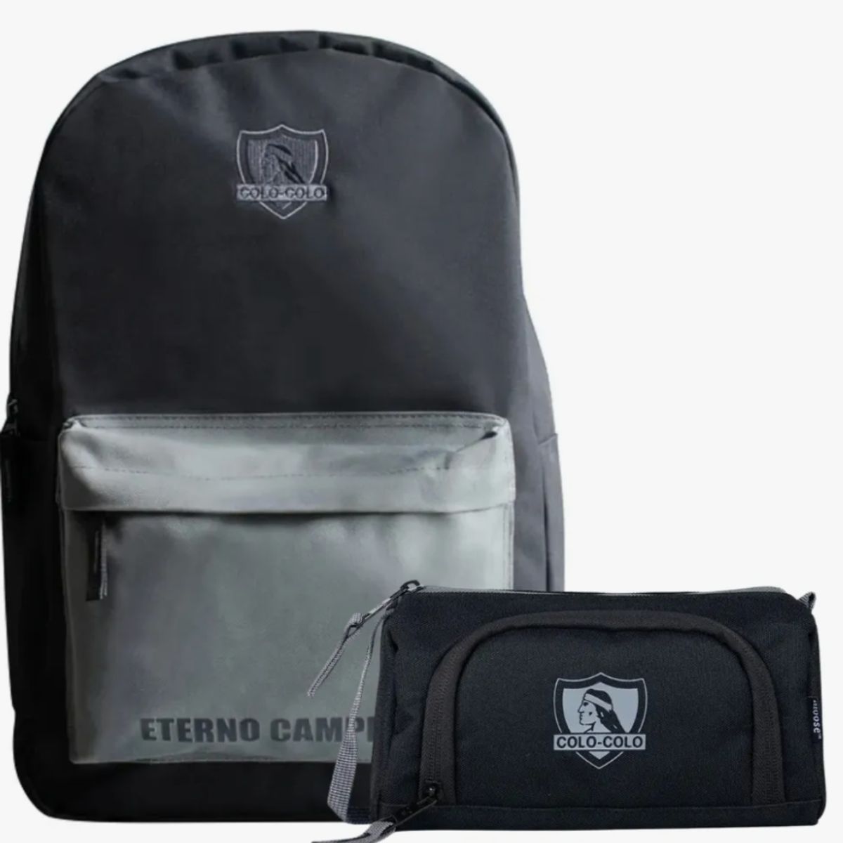 MOOSE - Pack Escolar de Mochila y Estuche Colo Colo