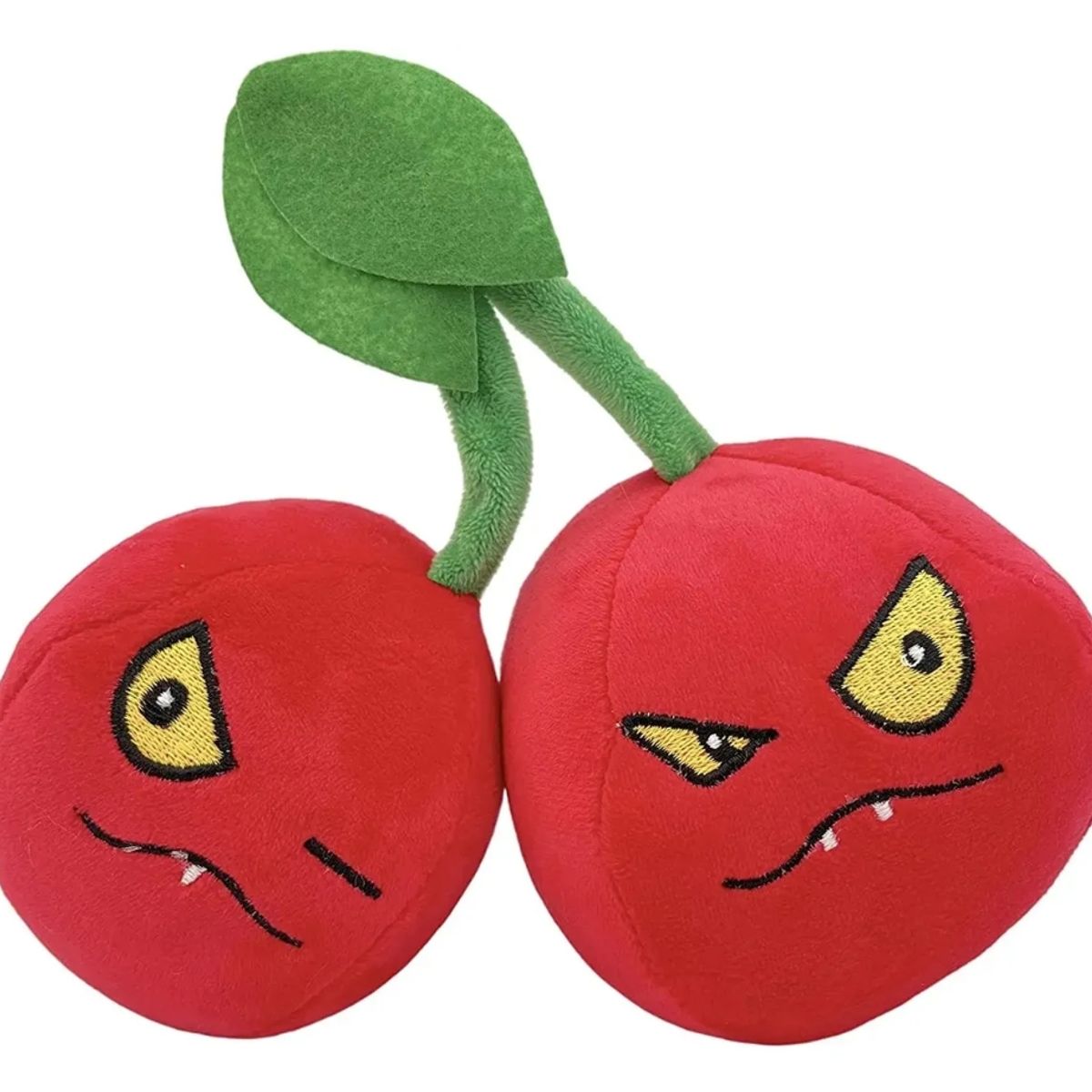 GENERICO - Plantas Vs Zombies Peluches 14 Cm Guindas Cerezas