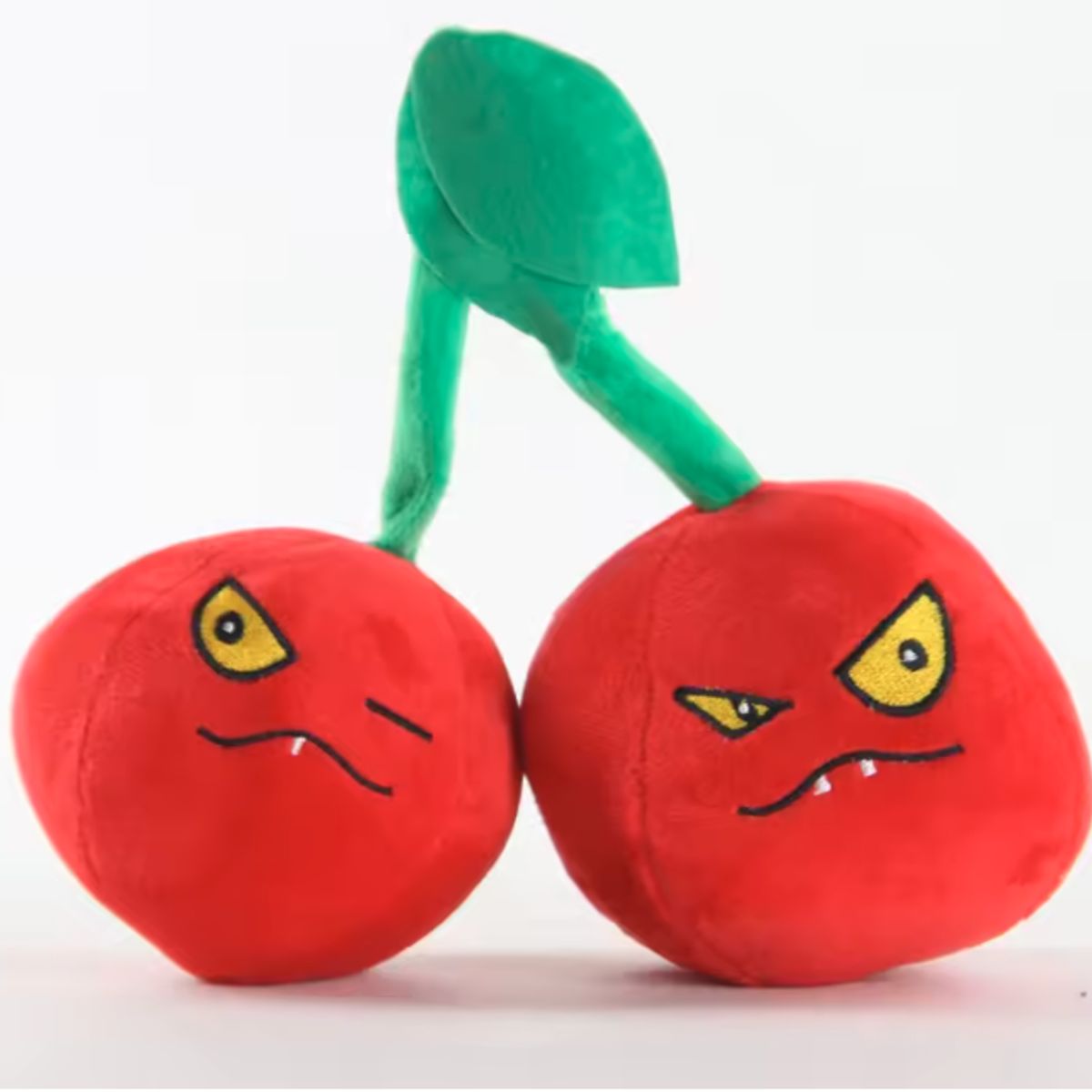 GENERICO - Plantas Vs Zombies Peluches 14 Cm Guindas Cerezas