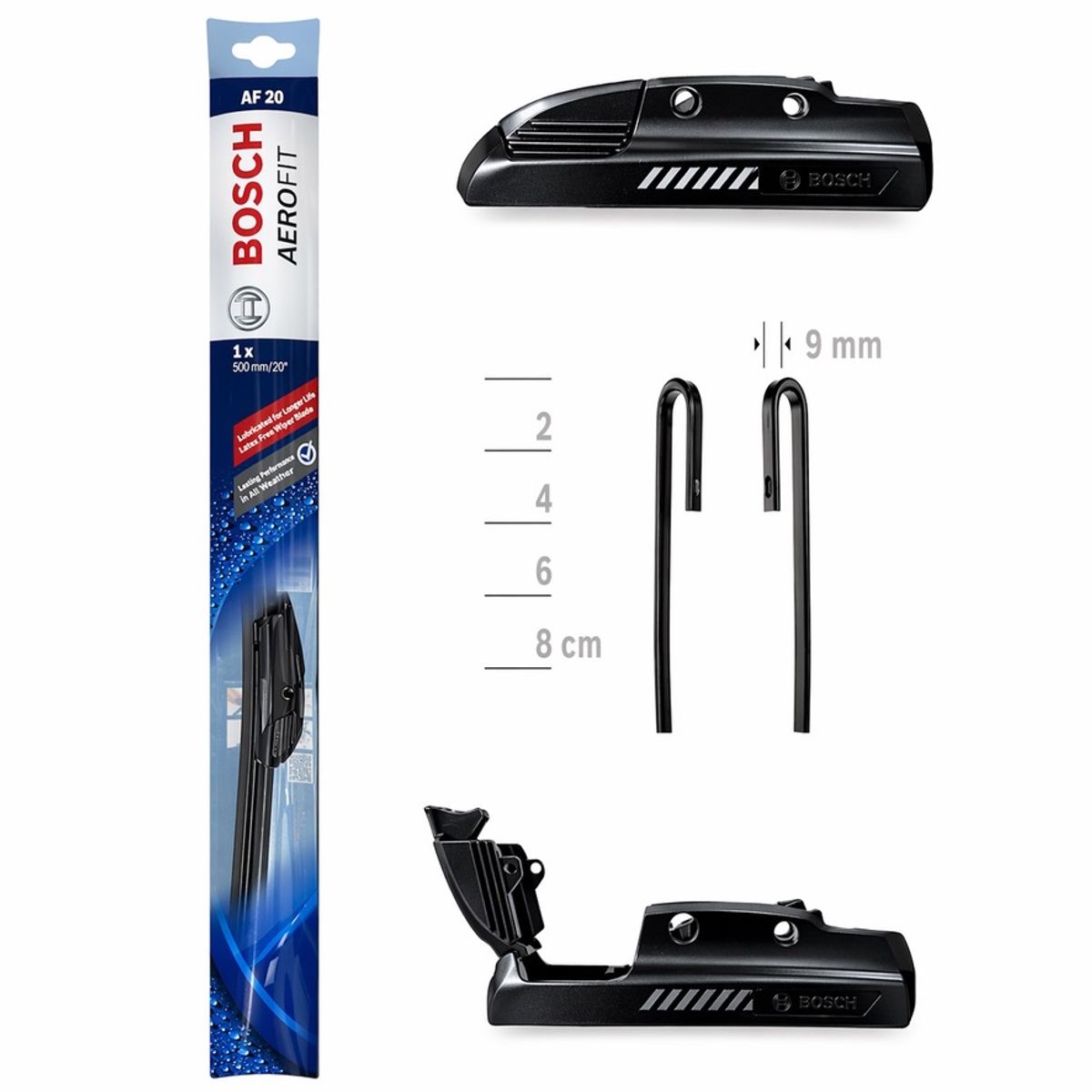BOSCH - Plumilla Limpiaparabrisas Aerofit 22 "