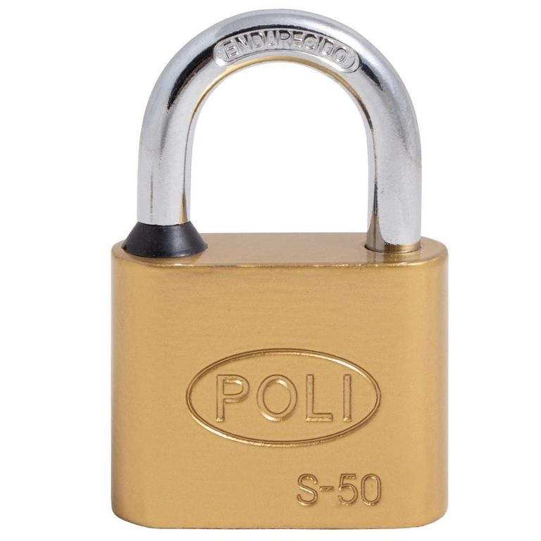 CANDADO S 50MM BRONCE