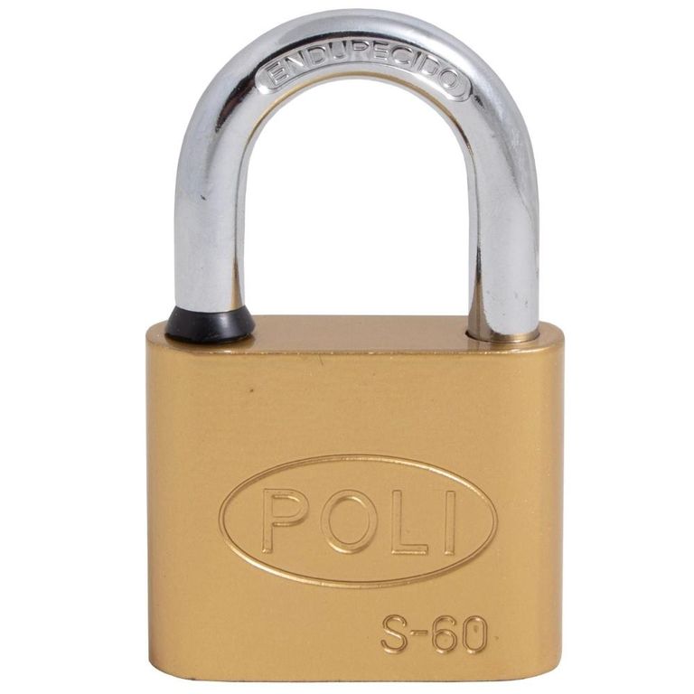CANDADO S 60MM BRONCE