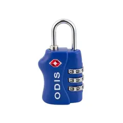 ODIS - CANDADO VIAJERO TSA 33MM AZUL BT-COMB