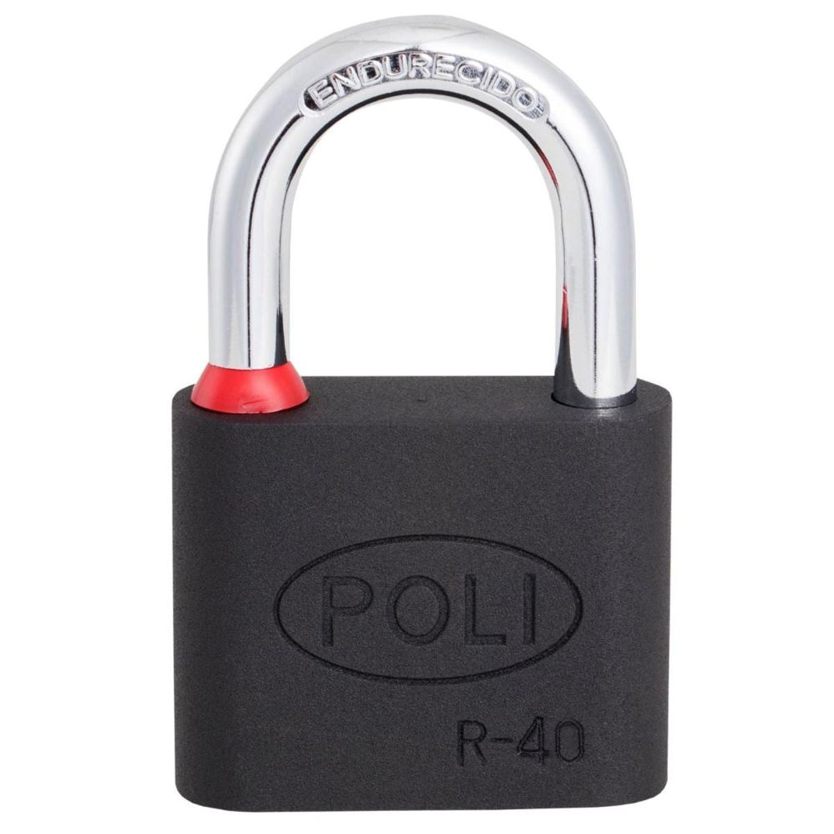 POLI - CANDADO RUSTICO  POLI P-140 40MM NEGRO