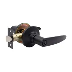 ODIS - CERRADURA TUB203 CMANILLA BAÑO- NEGRO BT